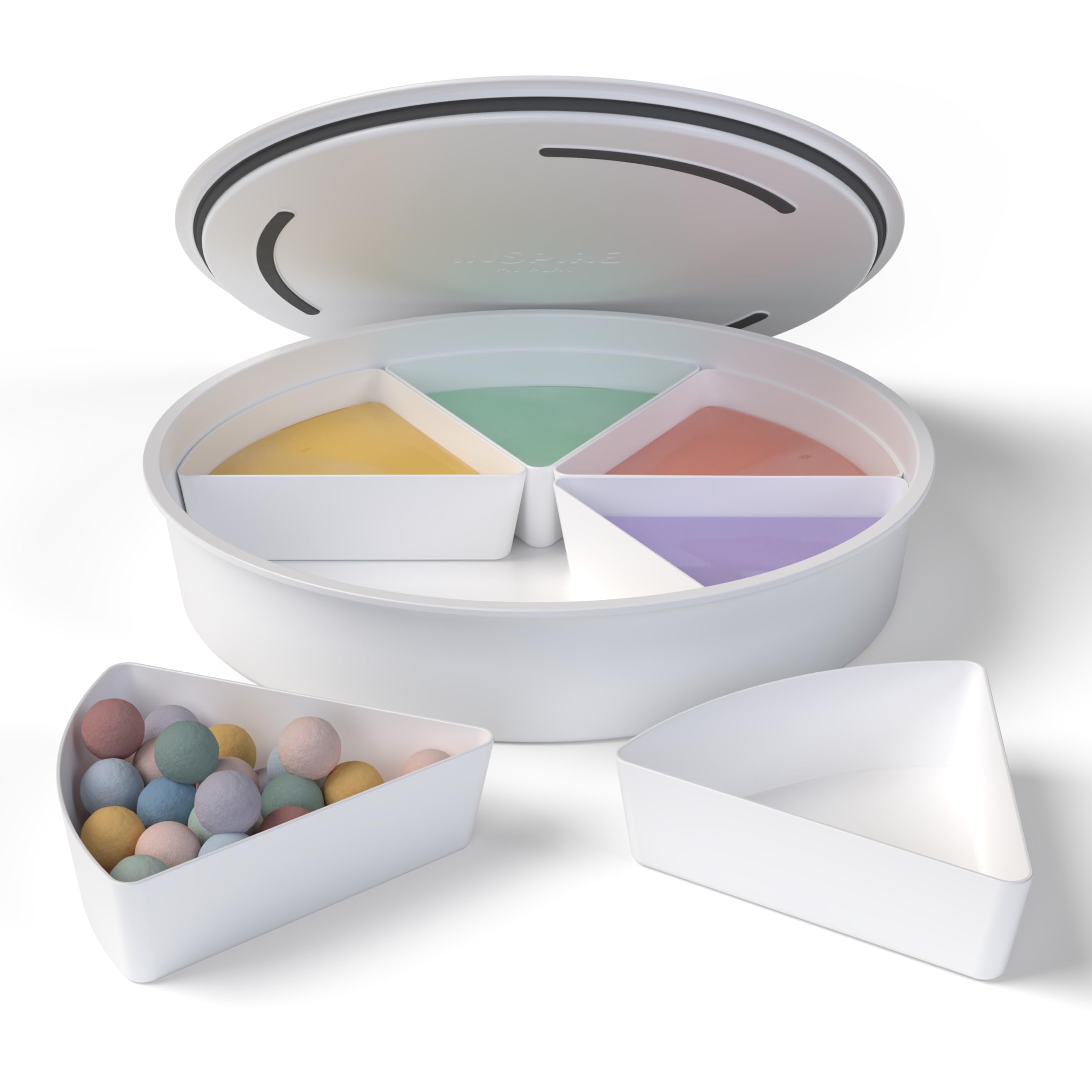 Inspire My Play Play Tray - Tuff Tray with Lid - Messy Play Tray for Toddler - Kids Sensory Play Trays - Developmental Sensory Toys for Disabled Children - Perfect for Water and Sand Play