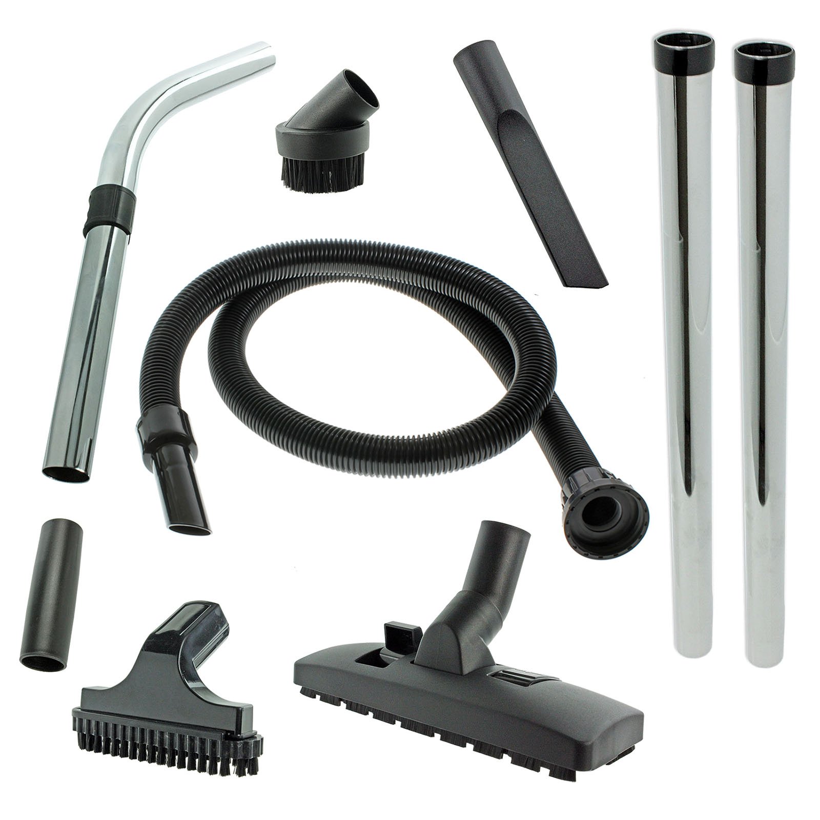 Buy SPARES2GO Complete (1.8m / 32mm) Vacuum Hose Tool Brush Kit for