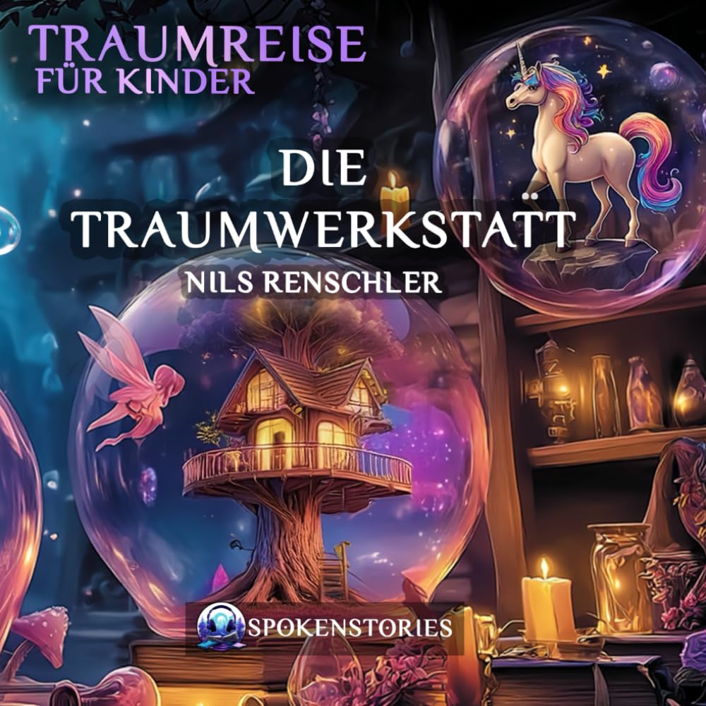 Traumreise für Kinder – Sanfte Traumreise zum Einschlafen | Beruhigende Gute-Nacht-Geschichte für Kinder ab 3 Jahren: Die Traumwerkstatt