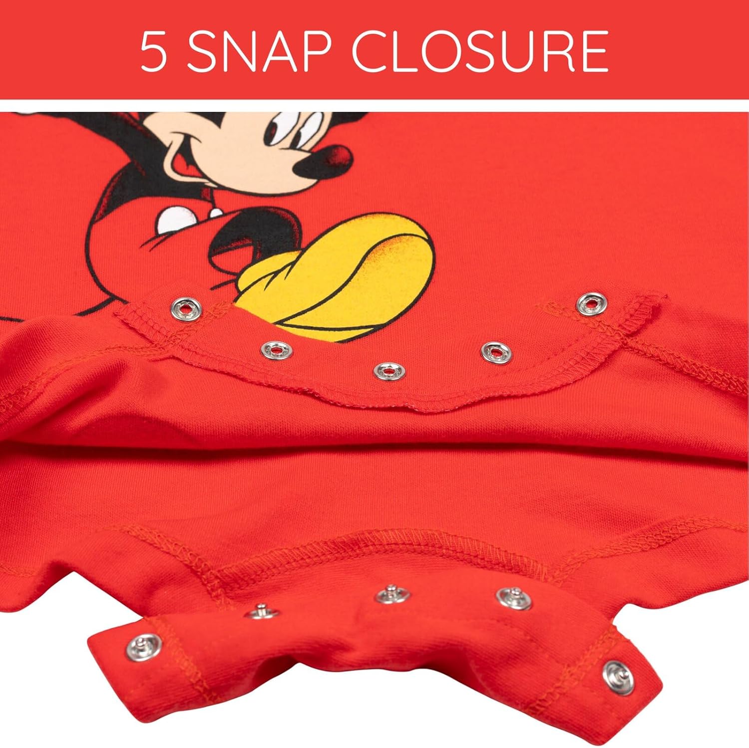 Disney Baby Romper and Reversible Bucket Sun Hat Outfit Set Newborn to Infant Sizes (Newborn - 24 Months) - Image 5