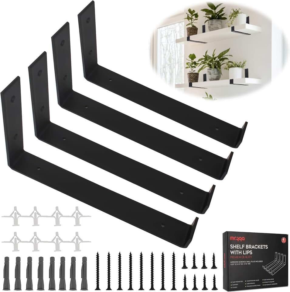 floating glass shelf brackets