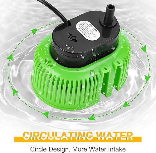 Vista 7 de Bomba sumergible de aguas residuales/efluentes de 1.75 HP, bomba de sumidero de hierro fundido 7272 GPH con interruptor de flotador vertical y cable