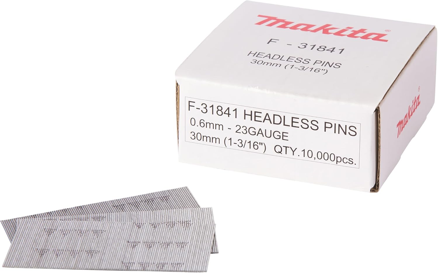 Makita F-31841 Headless Pin Nail 23G/0.6 P30, Multi-Colour