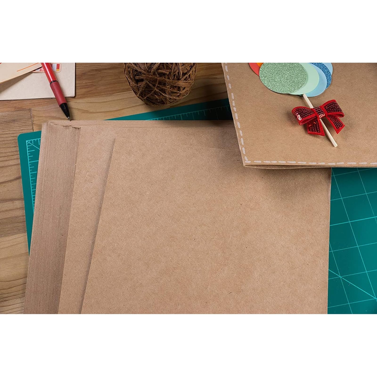 Best Paper Greetings Kraft Stationery Paper, Letter Size (8.5 x 14 Inches, Brown, 96 Sheets) - Legal Printer Paper - Stationery Sets - Image 3