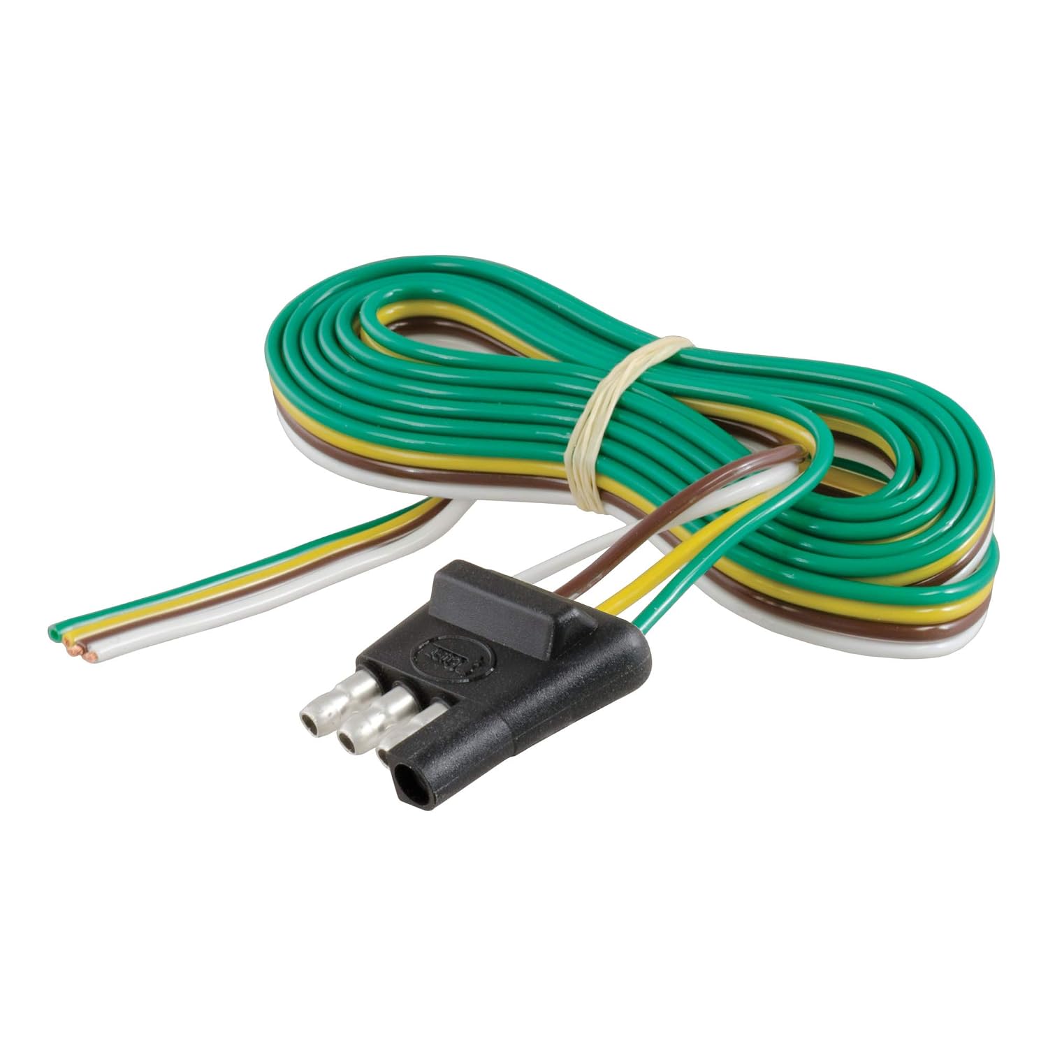 CURT 58348 Trailer-Side 4-Pin Flat Wiring Harness with 48-Inch Wires (Pack of 6)