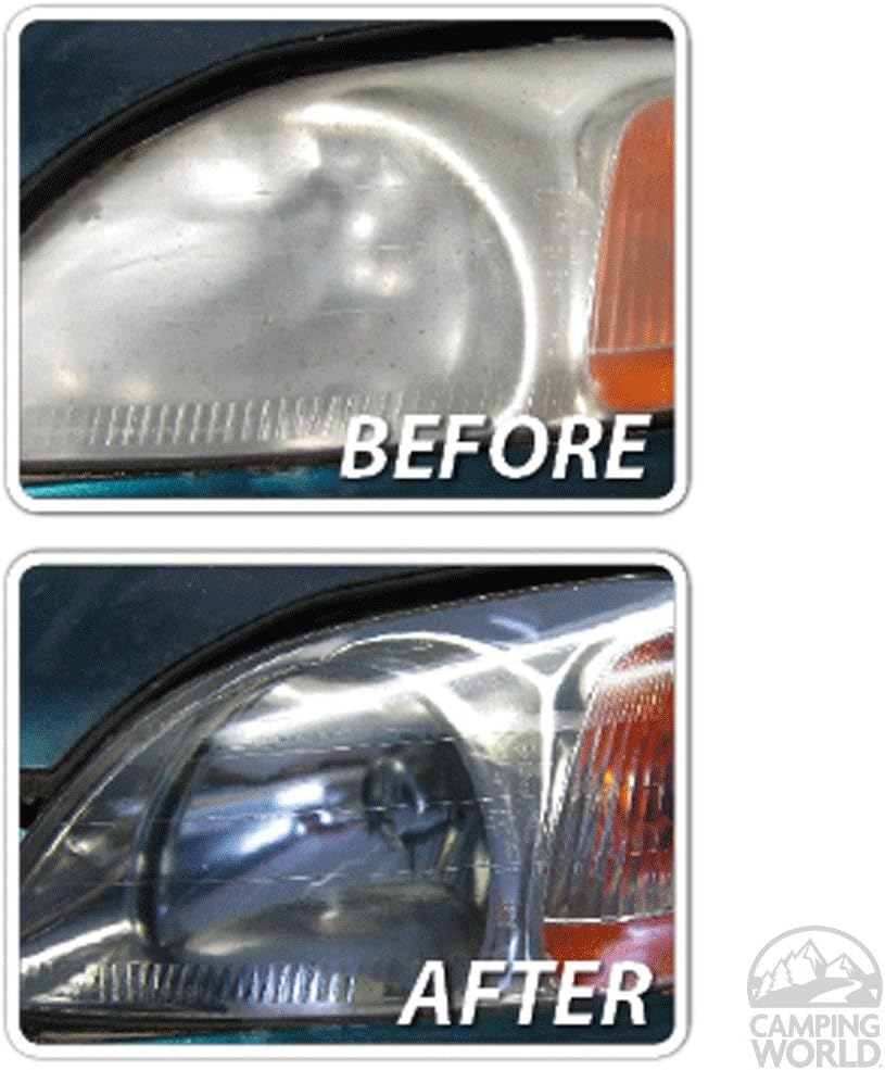 AIRSEPT Headlight Lens Restoration Kit, Clr, 1 oz.
