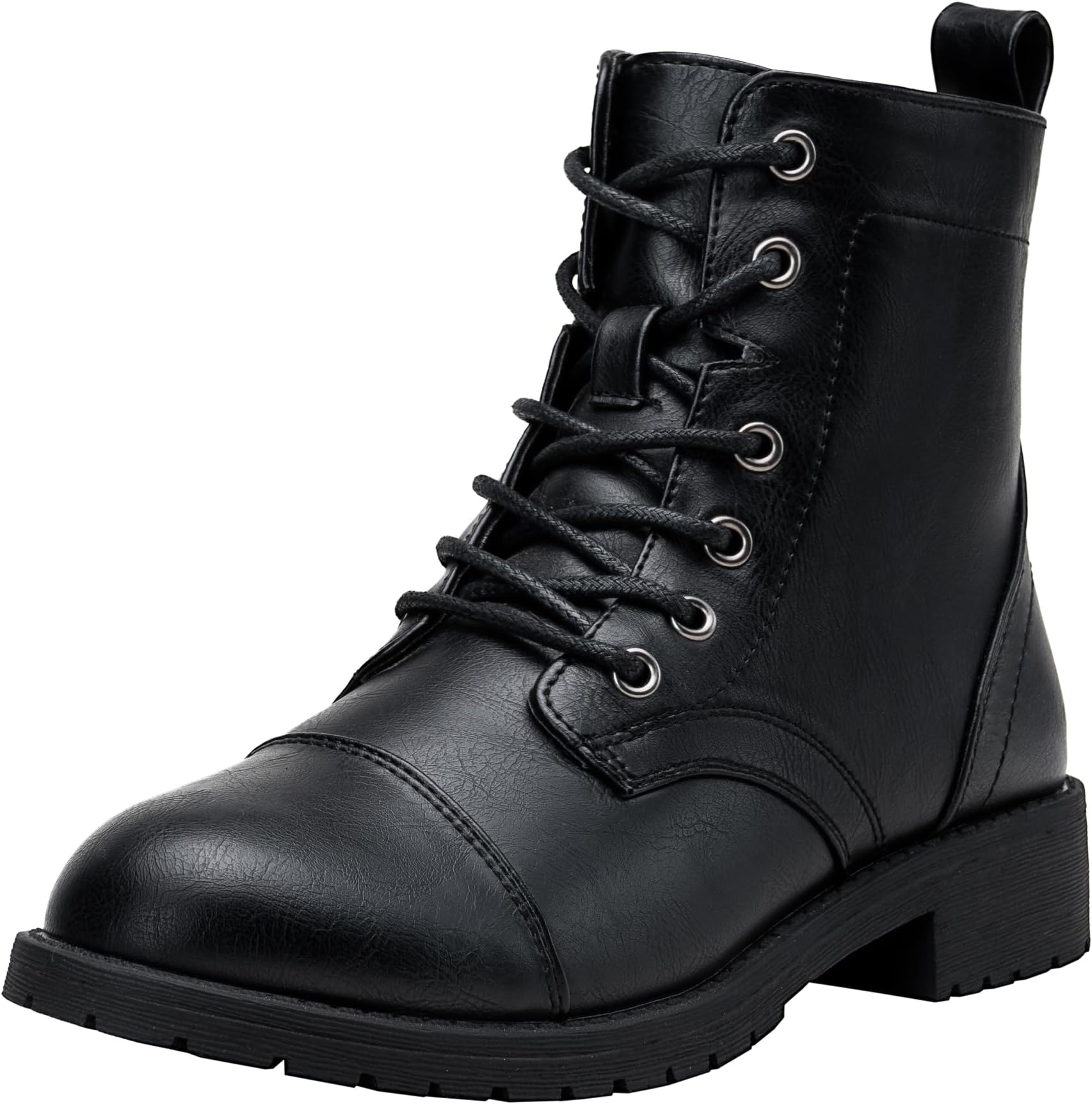 Vepose Women's Fashion Ankle Booties Combat Ankle Boots