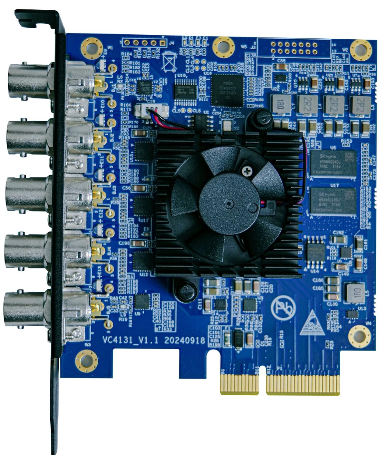 AVMATRIX VP51 5-Channel SDI PCIE Capture & Playback Card; 1-CH SDI Input, 1-CH SDI Output and 3-CH SDI Input/Output (I/O); HD Video Output Up to 1080p60; Compatible with Windows, Linux Systems