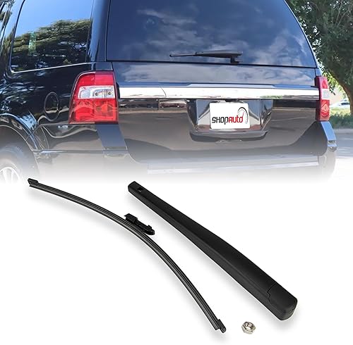 Miniatura 7 de Shopauto Conjunto de limpiaparabrisas trasero compatible con Ford Expedition 2009-2016, Lincoln Navigator limpiaparabrisas trasero, repuesto