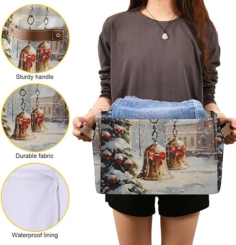 Miniatura 35 de senya Cesta de almacenamiento de Pascua con asas, huevos de Pascua, tela de conejo, contenedores de almacenamiento plegables para almacenamiento, 15