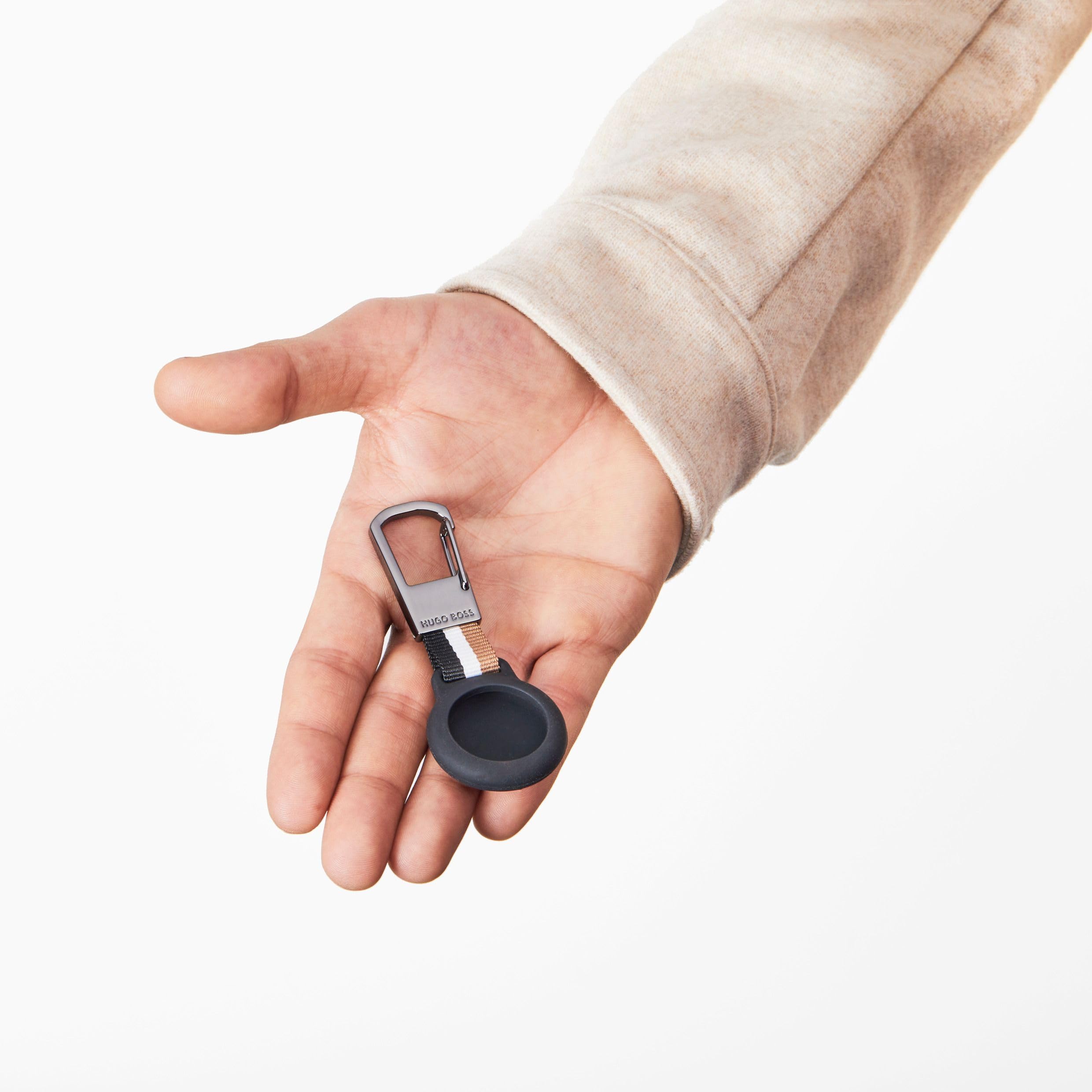 HUGO BOSS Key ring with AirTag holder Iconic