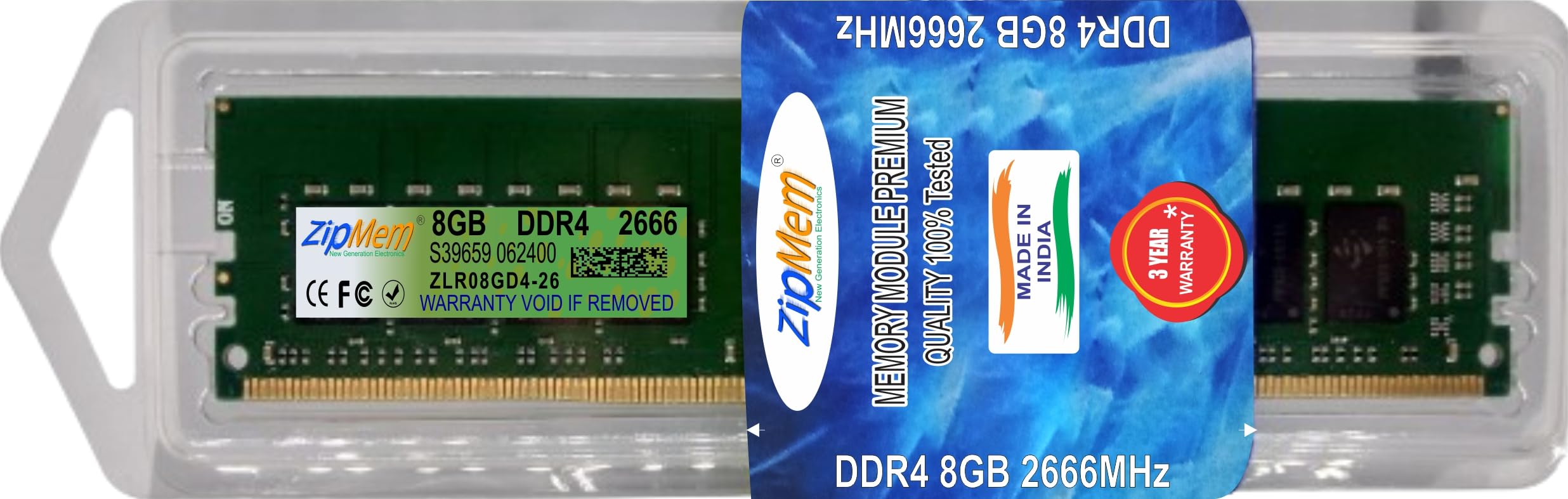 Amazon.in: Buy Zipmem® 8GB DDR4 2666MHz RAM | Desktop RAM | CL-19