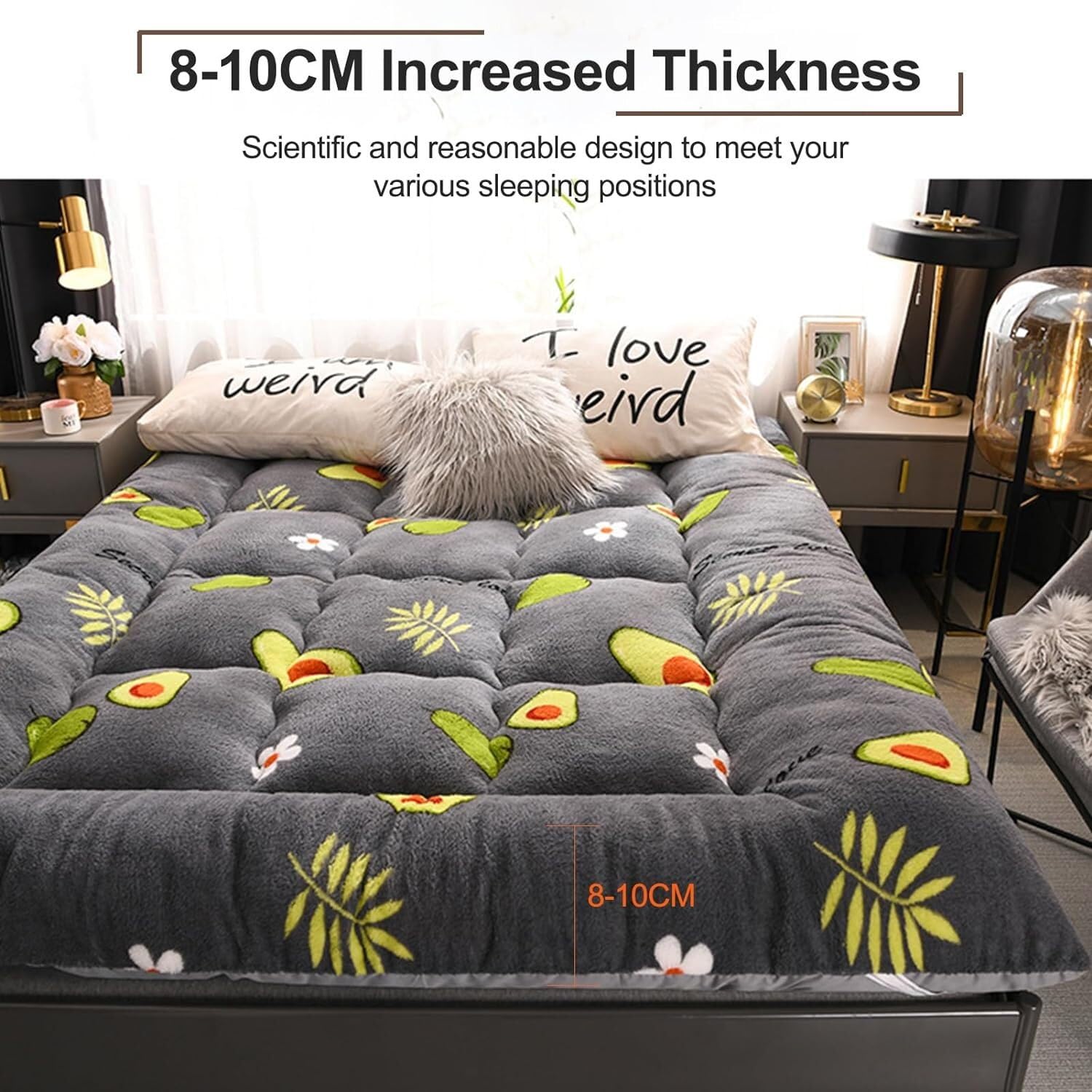 Materasso Futon Da Pavimento 90x200x10 Cm - Portatile, Arrotolabile | Per Casa E Campeggio - Foto 8