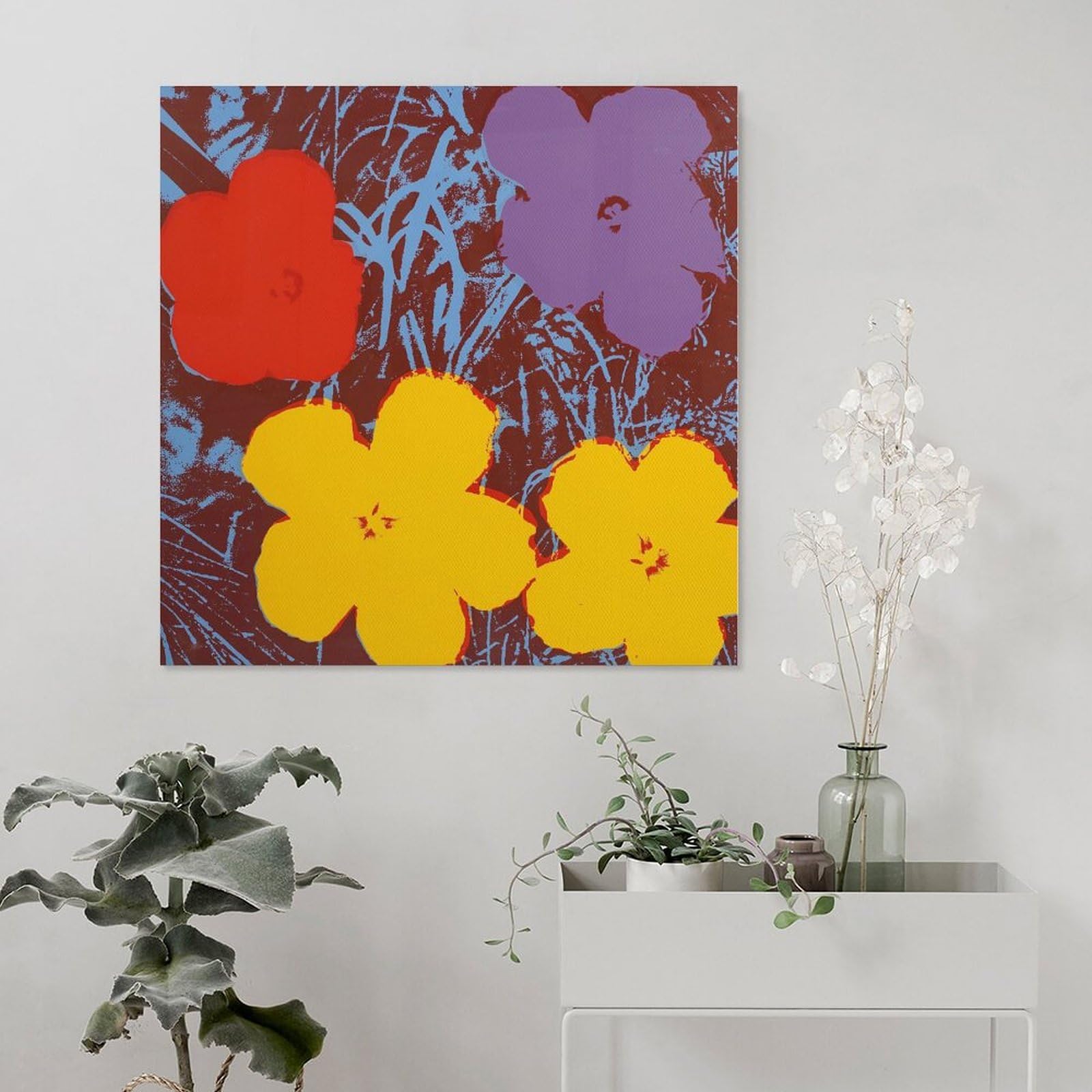 Amazon.co.jp: Andy Warholアンディ・ウォーホル《花》ポスター