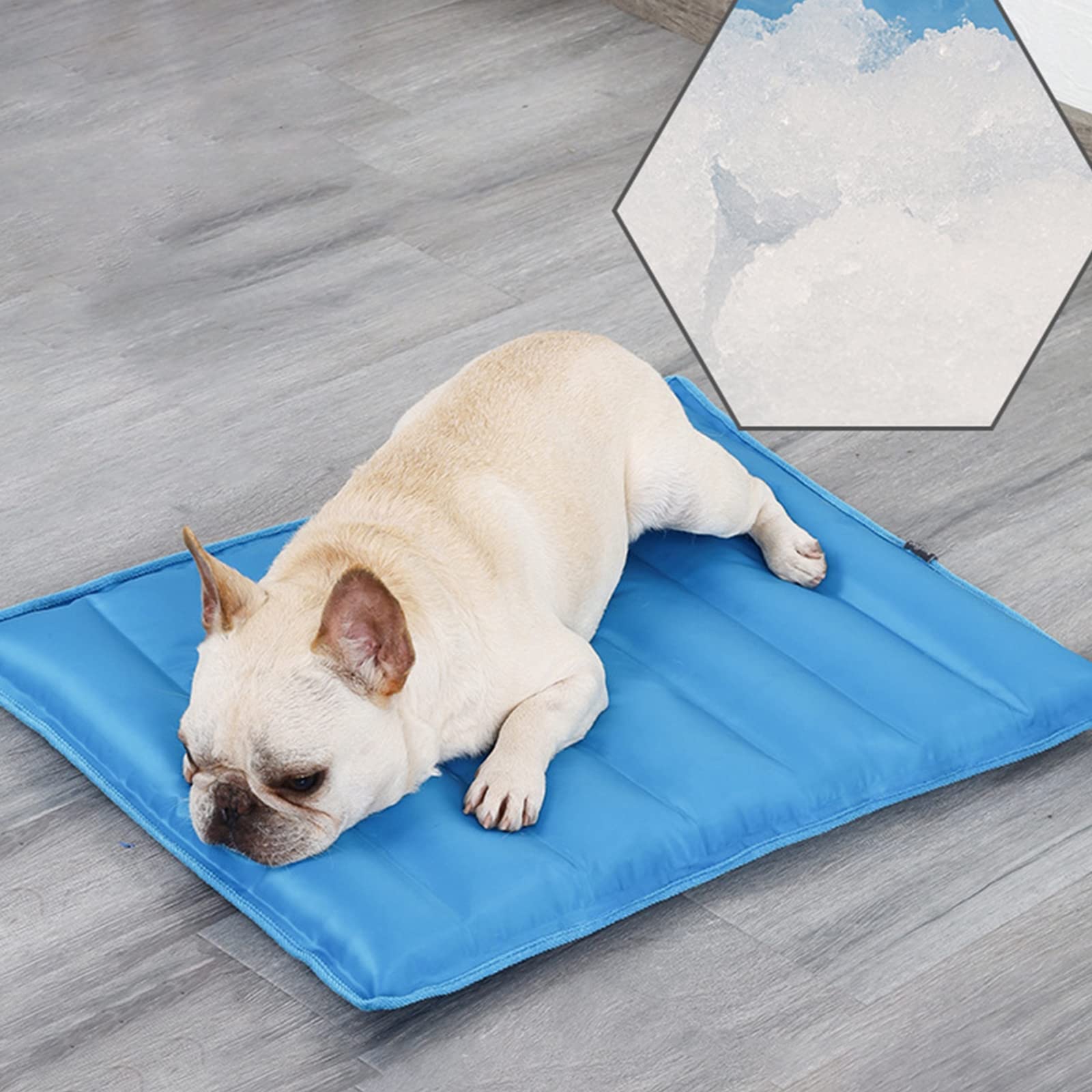 Tapis Rafraichissant Chien, Tapis De Gel Non-Toxique Auto-Refroidissant, Refroidissement pour Animaux,Tapis pour L'été,Tapis Fraicheur Chien pour Les Chaudes Journées D'été