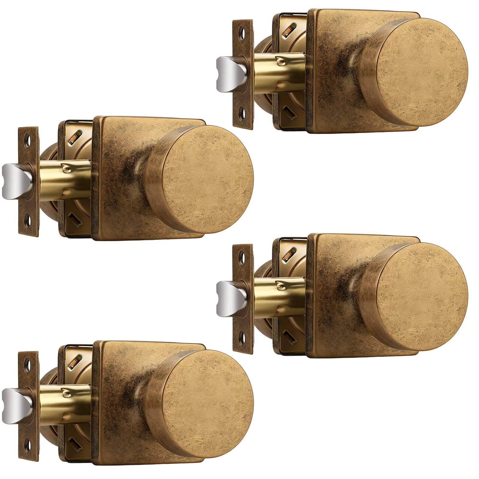 Matte Black Dummy Door Knobs - 2 Pack -21