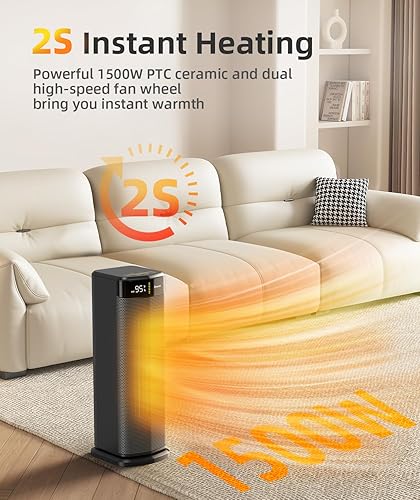 Miniatura 6 de Un humidificador de 6L MG07JS y un calentador de espacio MG26QN juntos