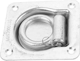 トレーラー用自動復位埋め込み式フラッシュプルリングハンドル 薄型耐久メタル製床固定ダウンフック