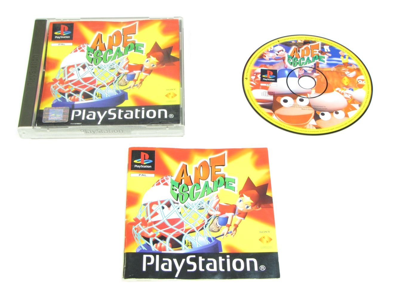 Ape Escape jeu de plateforme 3D rétrogaming PS1 CD original pal - 2