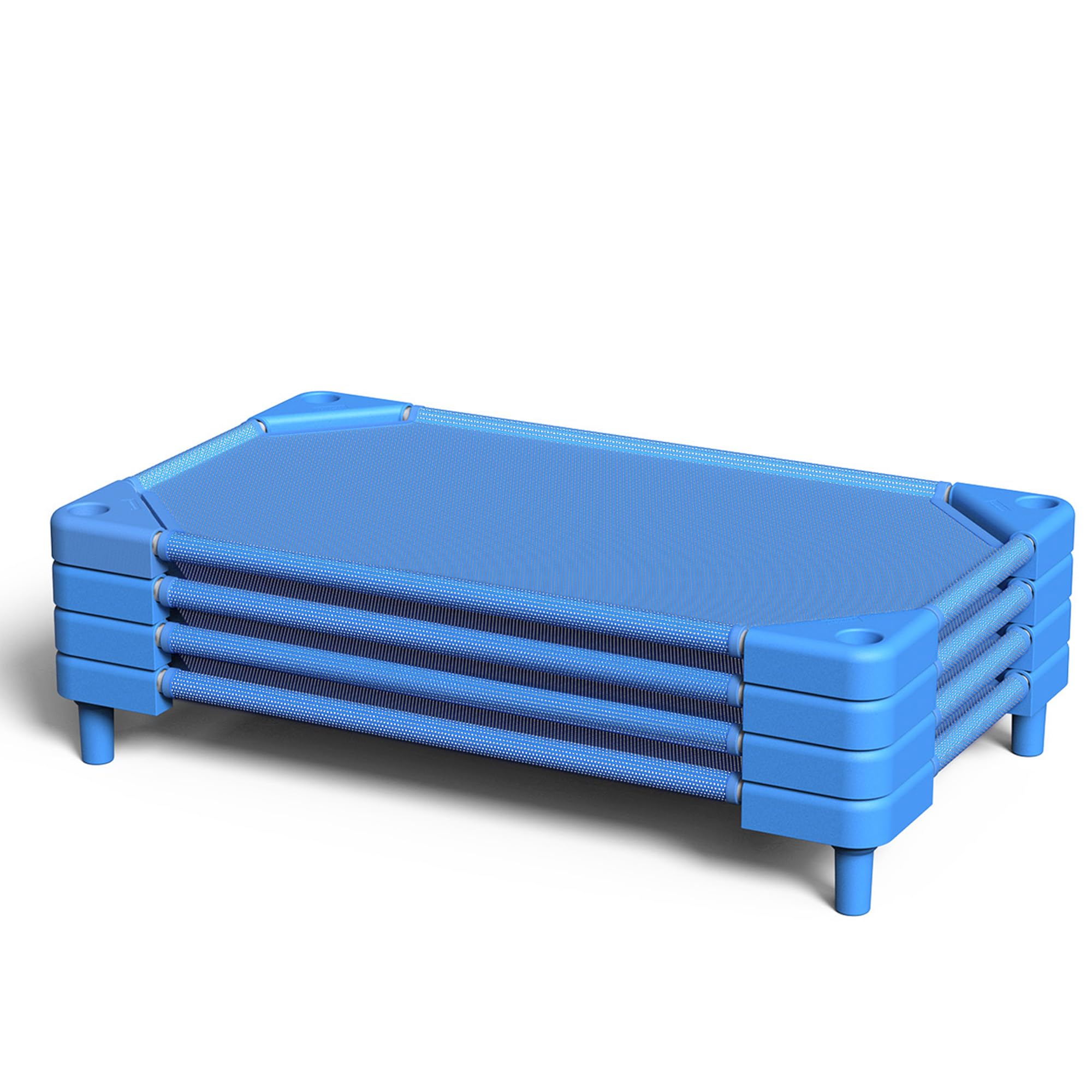 Daycare Cots Stackable Preschool Cot For Kids Packs Sky