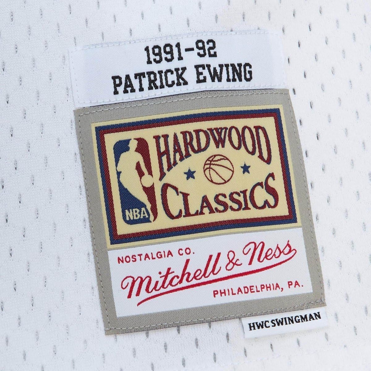 Mitchell & Ness Maglia da basket da uomo NBA Cracked Cement Swingman Jersey