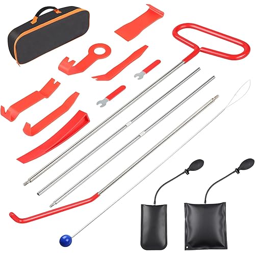 15PCS Stainless Steel Repair Tools,Car Tool Kits for Vehicles with Carrying Bag