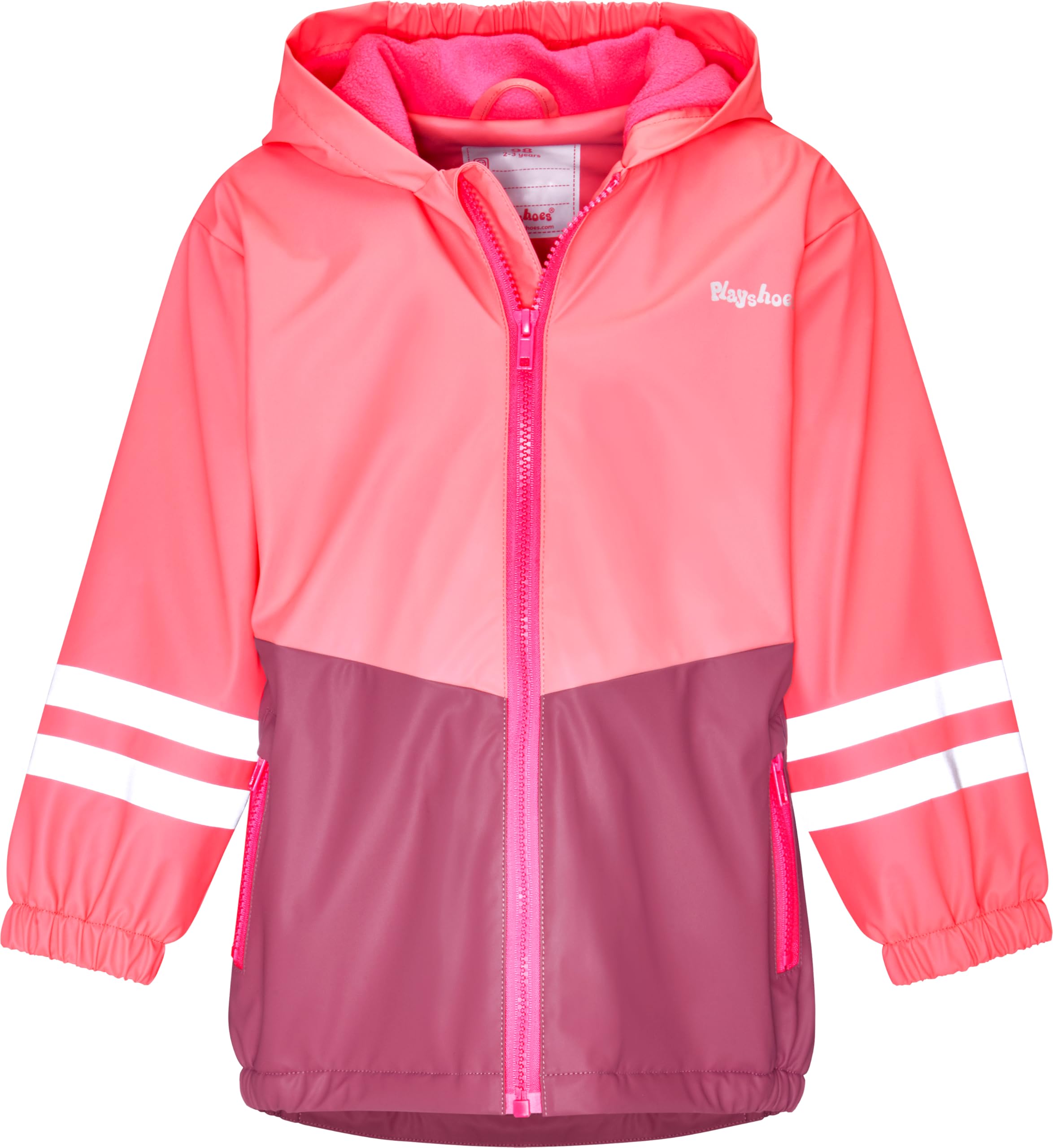 Playshoes Unisex Kinder Regenmantel Regenjacke Fleecefutter (1er Pack)