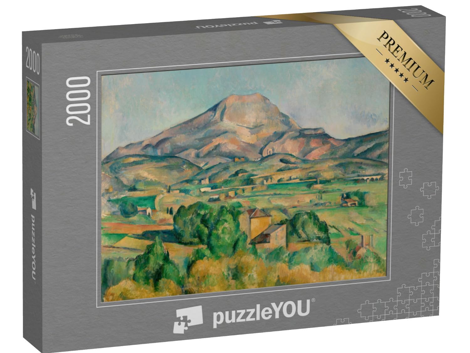 puzzleYOU : Puzzle de 2000 pièces « Paul Cézanne - La Montagne Sainte-Victoire »