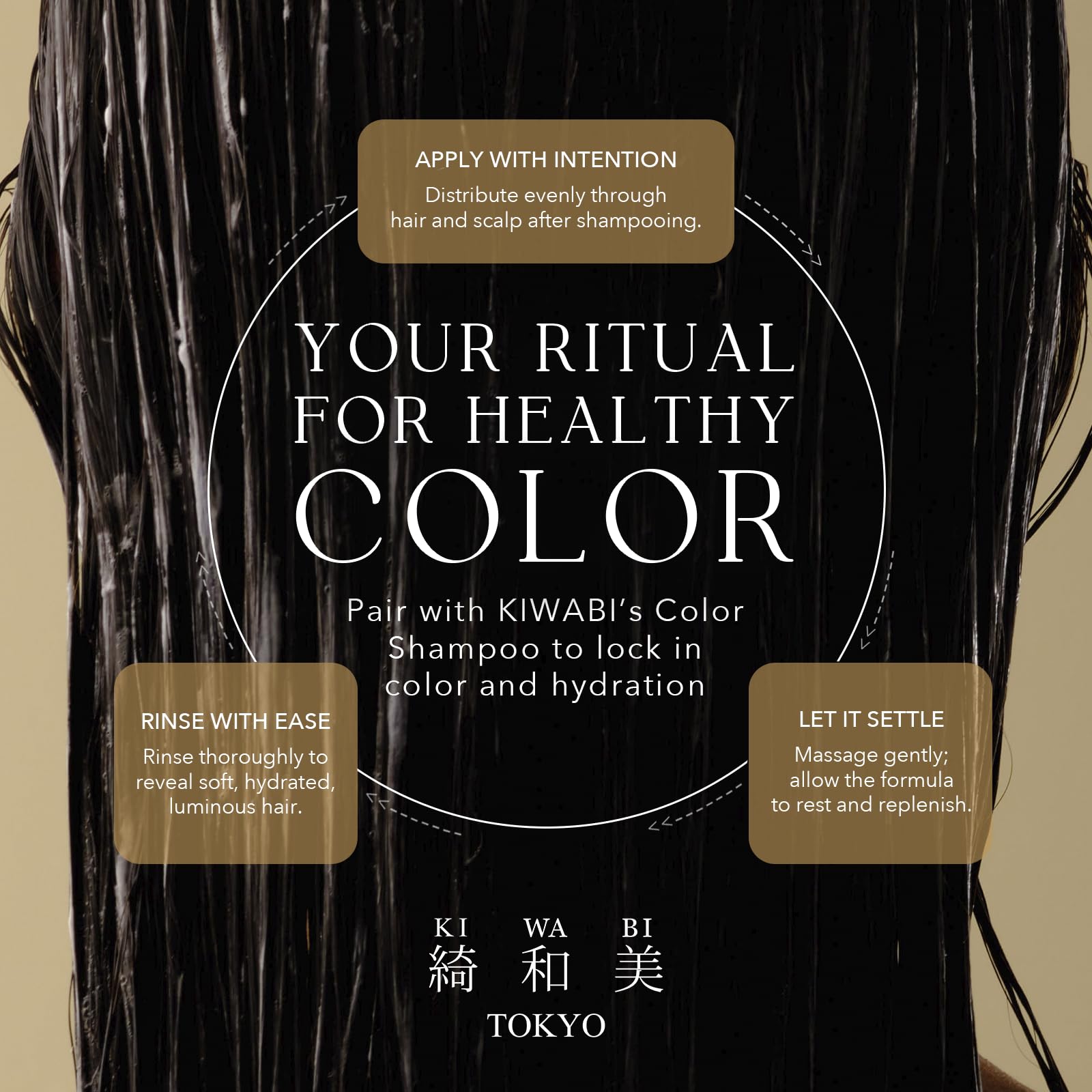 Kiwabi Root Vanish Hair Conditioner for Women – Color & Damage Protection