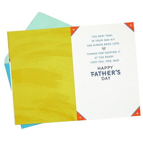 Miniatura 2 de Hallmark Tarjeta del día del padre para papá (kit de herramientas)