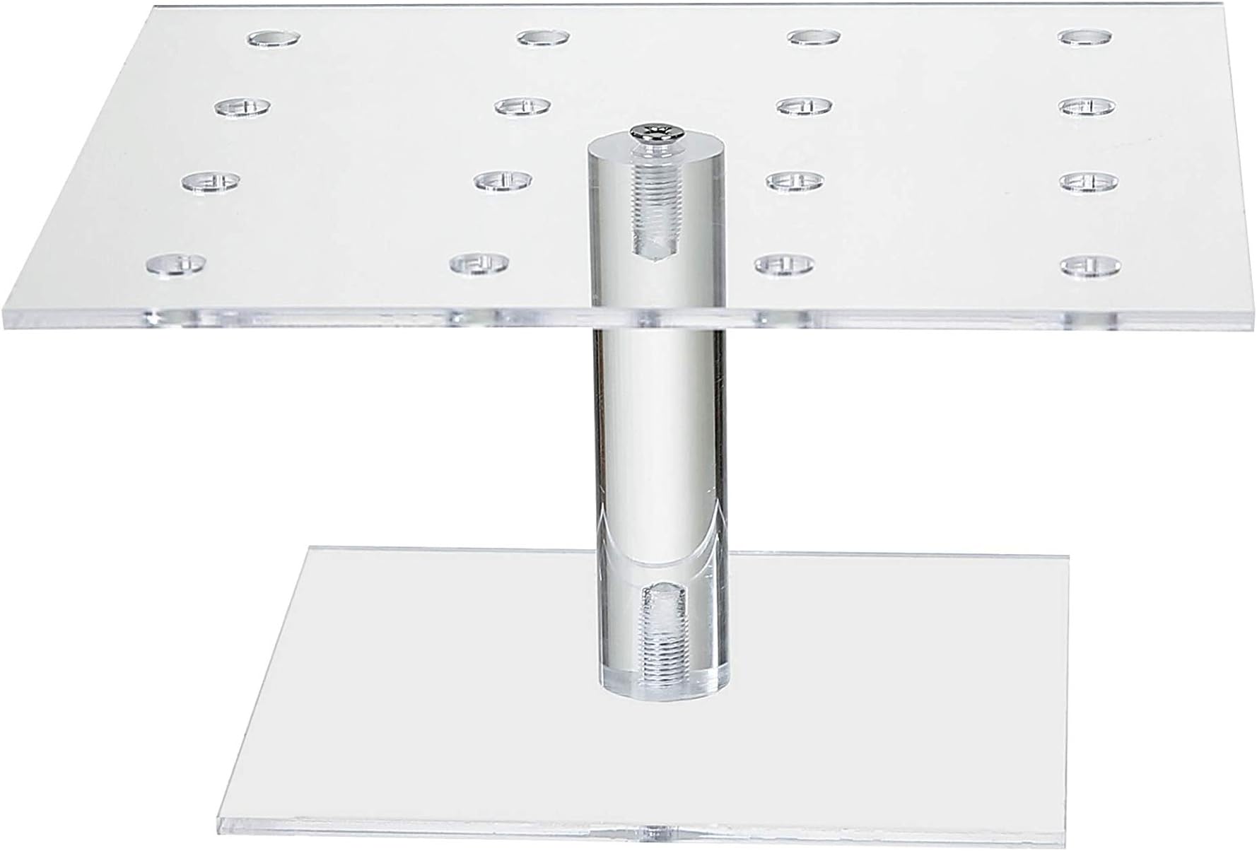 Clear Square Acrylic 16 Holes Push Pop Cake Stand for party, wedding, bakery (7.87'' of length)