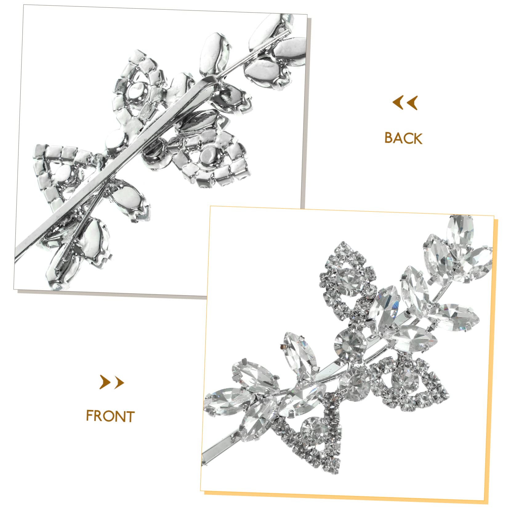 VICASKY 20 Pezzi Fermagli per con Accessori Cerimonia Sposa e Mollette Eleganti per e Ragazze Decorazione Raffinata per Sottili e Spessi Design Resistente e