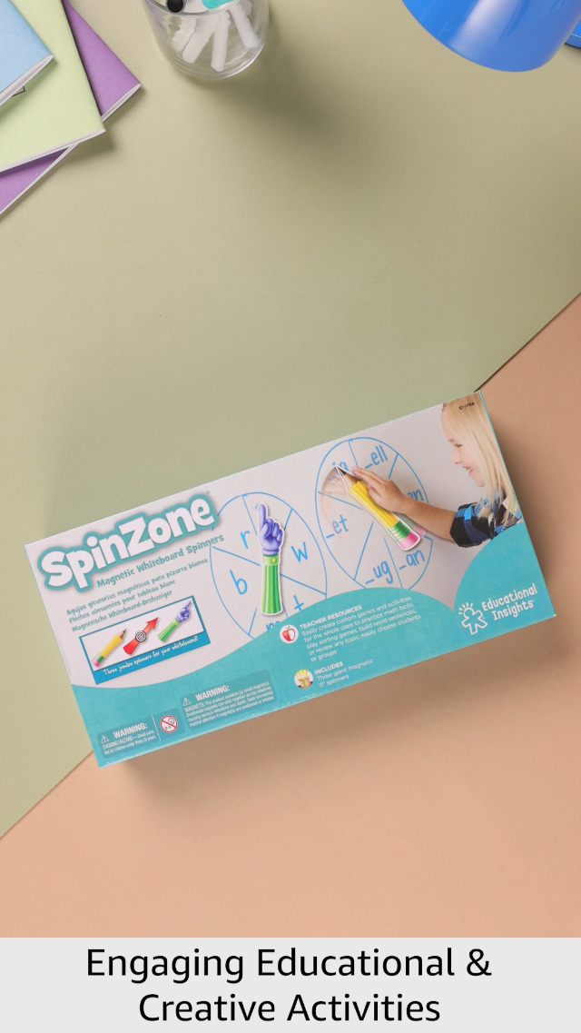 Amazon.com: Educational Insights SpinZone Magnetic Whiteboard