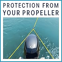 Vista 3 de ZUP Arnés de remolque resistente para 4 personas, cuerda de remolque de 16 pies para tubos, esquís, wakeboards y deportes acuáticos, sistema