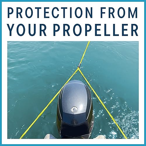 Miniatura 3 de ZUP Arnés de remolque resistente para 4 personas, cuerda de remolque de 16 pies para tubos, esquís, wakeboards y deportes acuáticos, sistema de