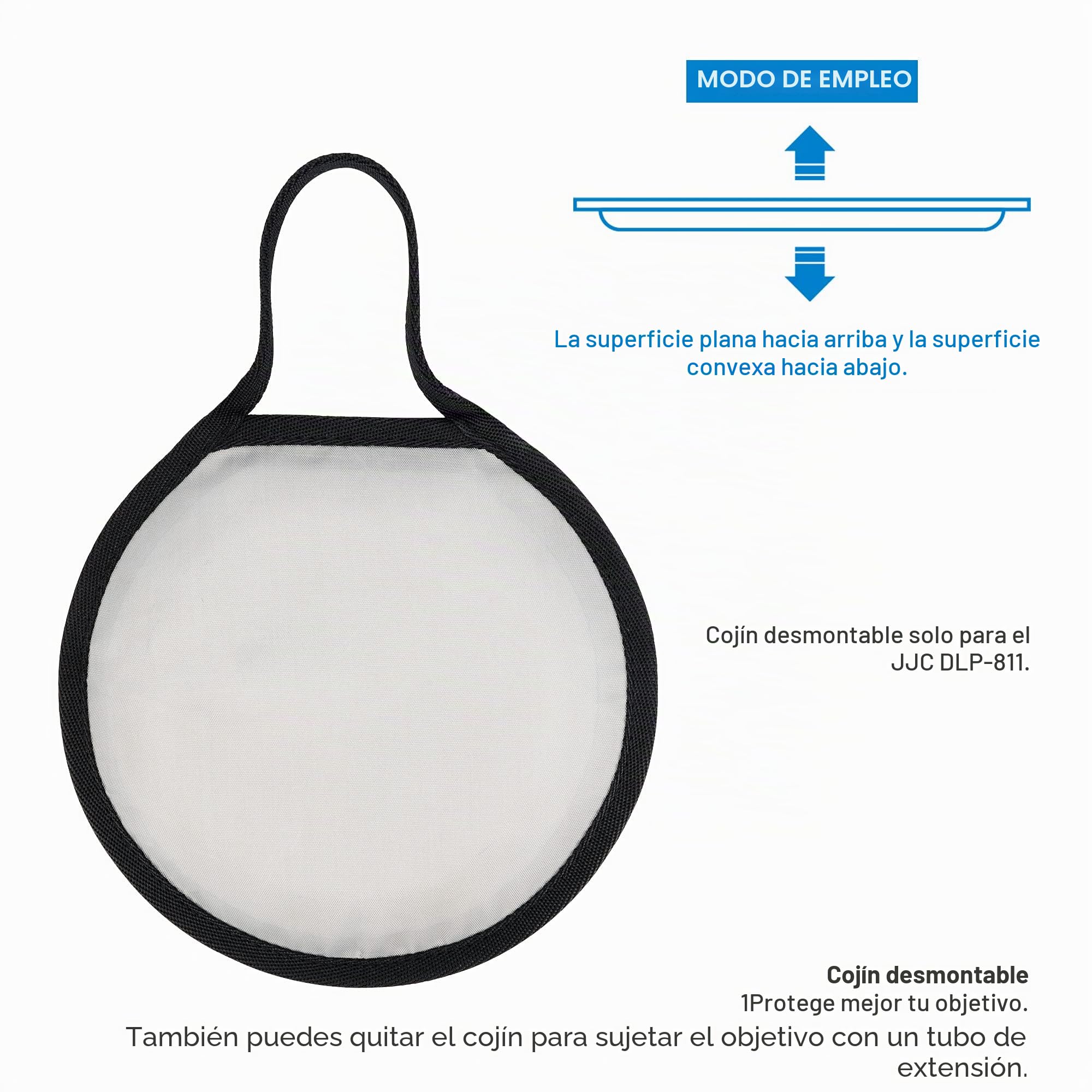 JJC - Estuche de Lujo con Bolsa para Lentes para Lentes Sony FE 200-600 mm F5.6-6.3 G OSS, Accesorios para Lentes Resistentes al Agua Estuche Protector con Correa para el Hombro y cojín Desmontable