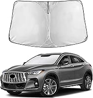 Vista 68 de EcoNour Parasol para Subaru Crosstrek 2013-2015 2016 2017, visera solar para parabrisas delantero y ventana, bloqueador de calor UV y protector
