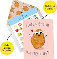 Vista 4 de CENTRAL 23 Tarjetas emergentes para marido y esposa - My Last Chicken Nugget - Tarjetas de cumpleaños 3D para niñas y niños - Tarjeta emergente