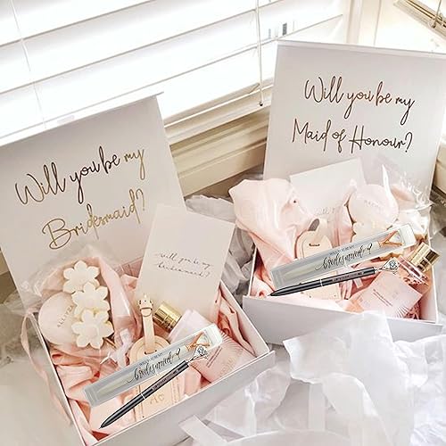 Miniatura 6 de LADY&HOME 10 bolígrafos de dama de honor, bolígrafos de diamantes grandes, bolígrafos de metal de cristal, regalos para mujeres, regalos para bodas,