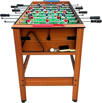 KICK Twain 48 2-in-1 Multi-Game Table Foosball & Billiards/Pool Table