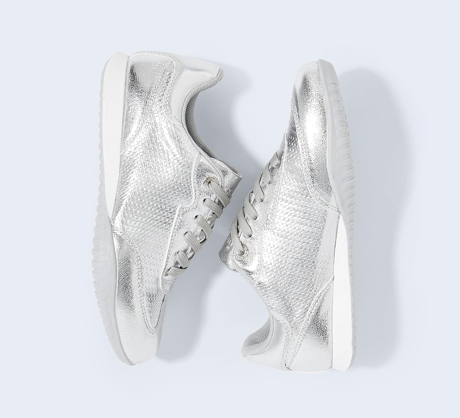 LUCKY STEP Women's Fashion Tennis Sneakers Casual Low Top Retro Lace-up Stylish Travel Lifestyle Trendy Walking Shoes - Image 6