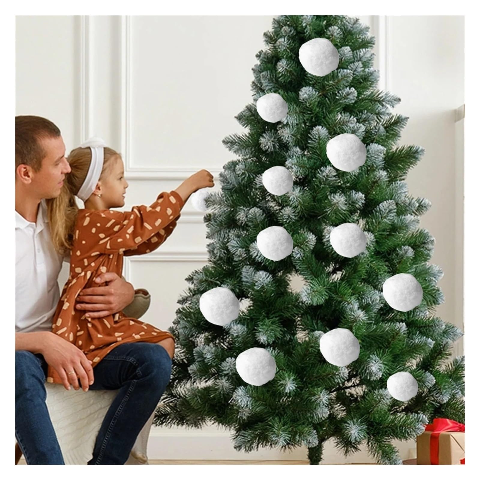 30 Pièces Boules De Fourrure Blanches, Boules De Fourrure Moelleuses