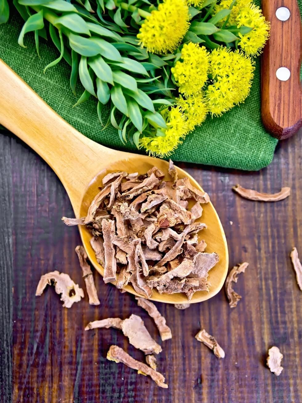 Health Embassy Rhodiola Rhizome | Rhodiola L | Herbal Tea (100g)