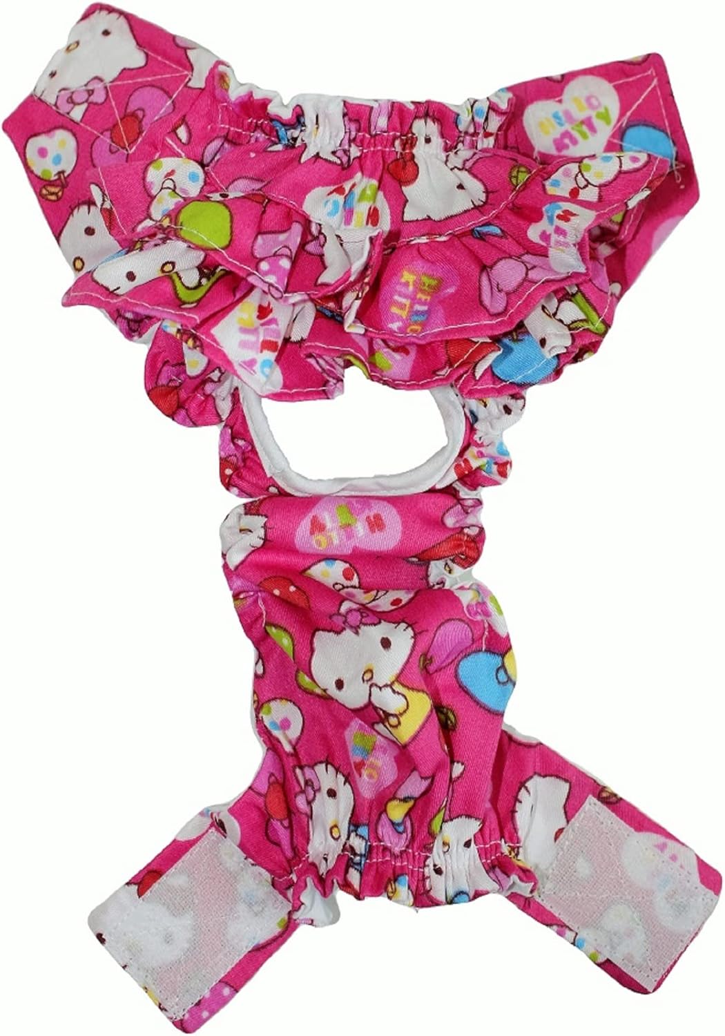 Pack of 5 Dog Diapers Skirt for Small Dogs Female Girl Sanitary Pant Dress (Set of 5 Colors, L - Waist 14" - 17")