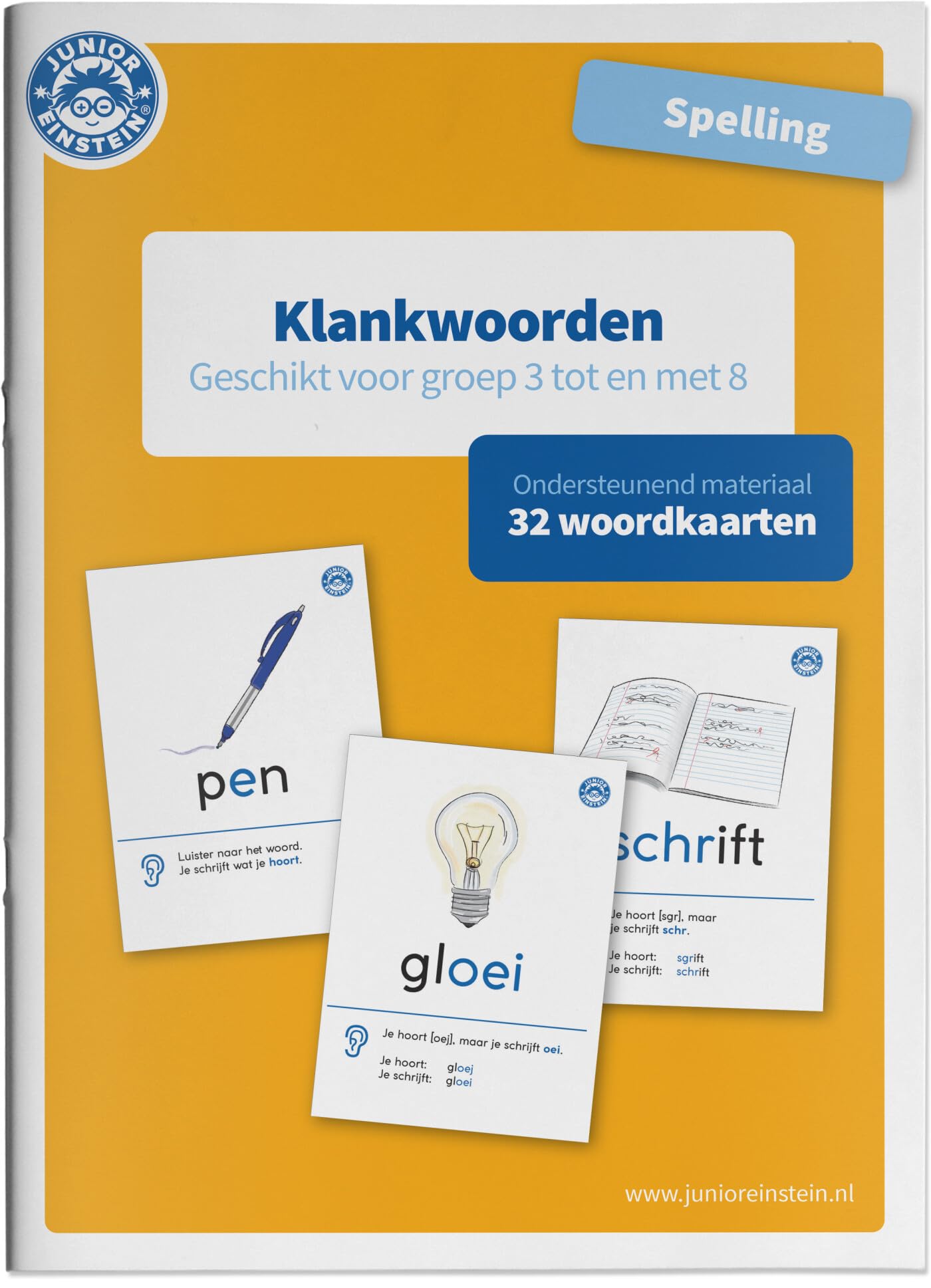 Klankwoorden voor groep 3 tot en met 8 (Spelling)