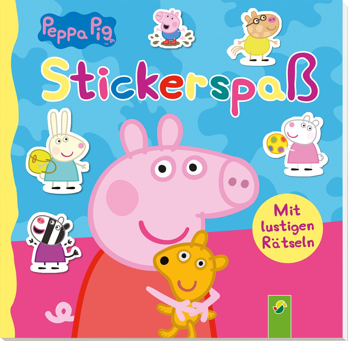 Peppa Pig Stickerspaß: Mit lustigen Rätseln