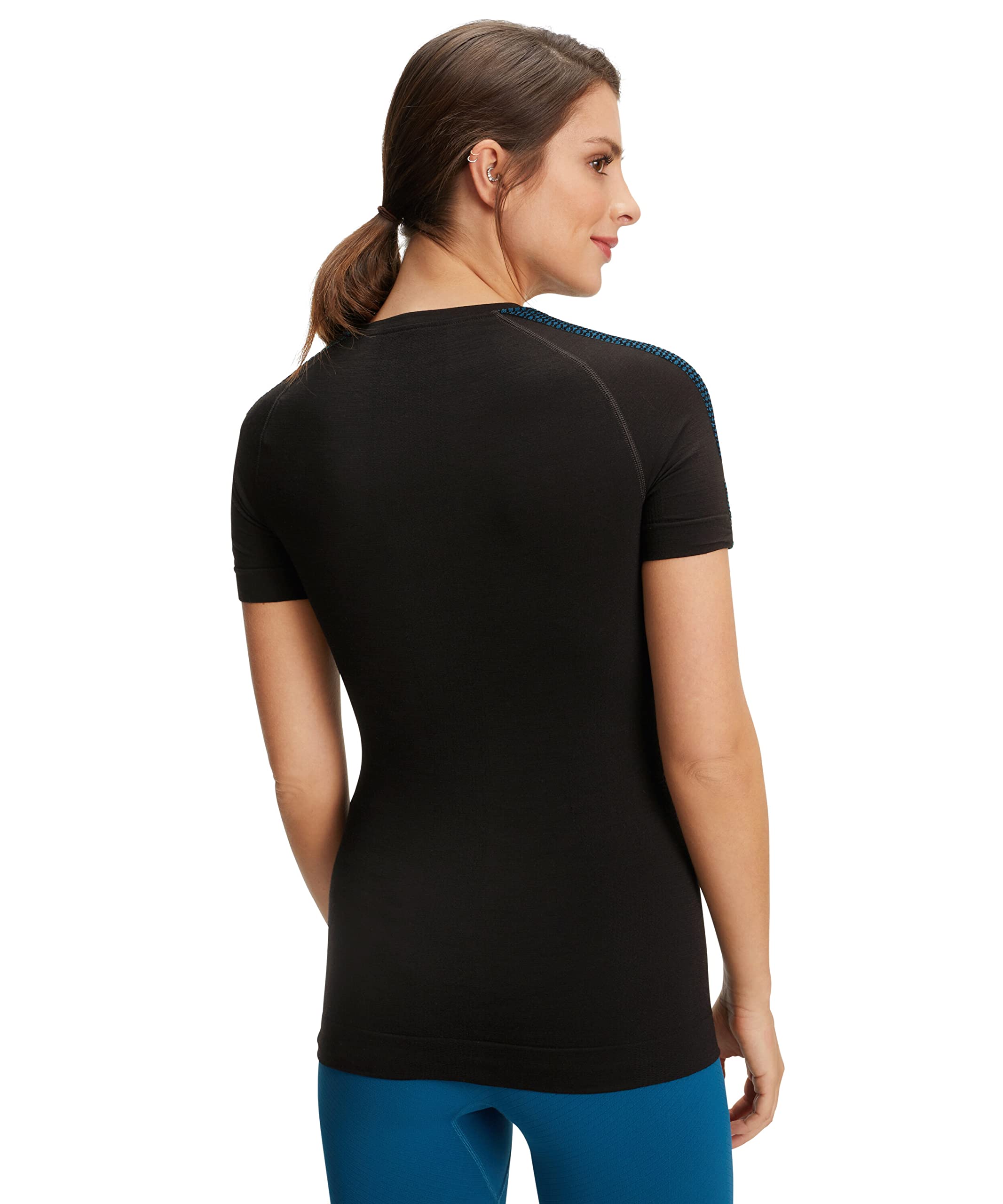 FALKEWomen's Wool Tech Light Shortsleeved Shirt Trend, 1 Piece