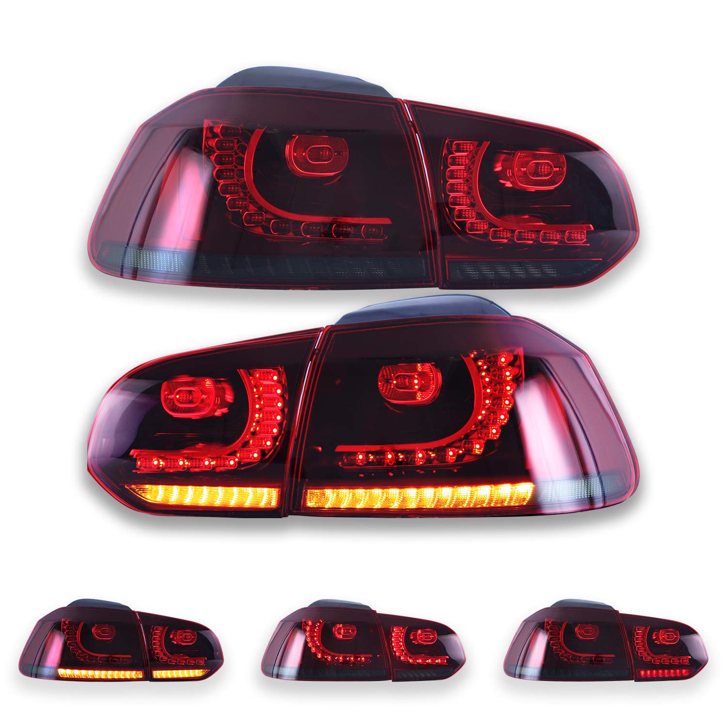 Buy VLAND LED Rear Light Assembly for 20082013 Golf 6 Golf MK6 GTI GTD