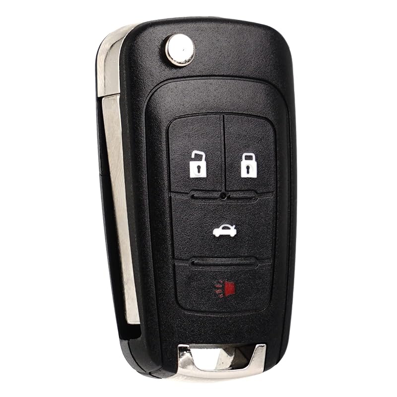 Controle remoto tipo chaveiro para entrada sem chave SUPALAND OHT01060512, 4 botões, compatível com Chevrolet, Buick e GMC, 1 unidade