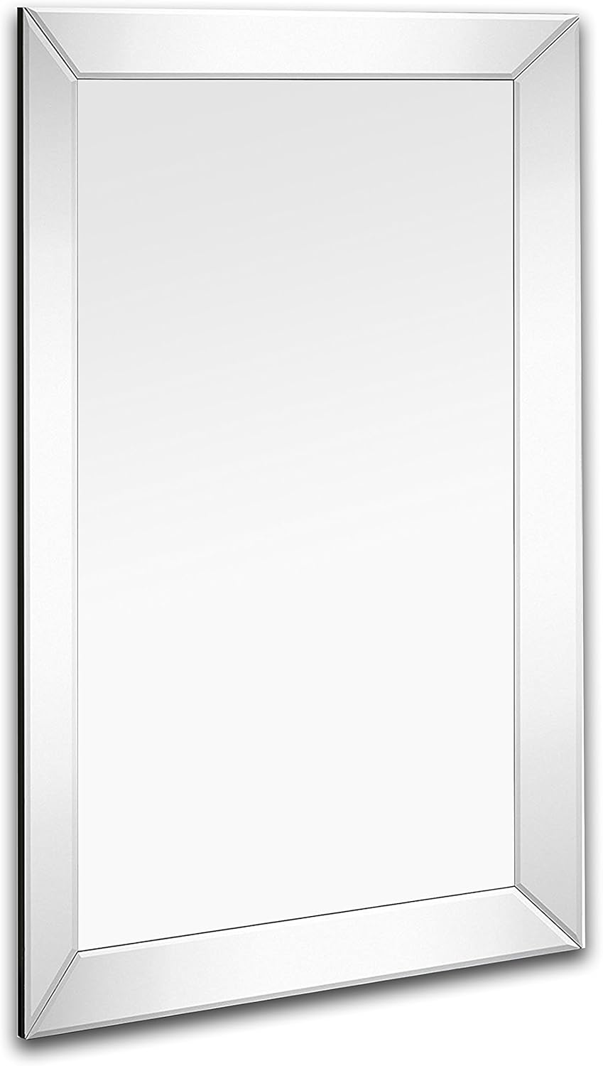 MIRROR TREND Large Rectangle Mirror with Beveled Mirror